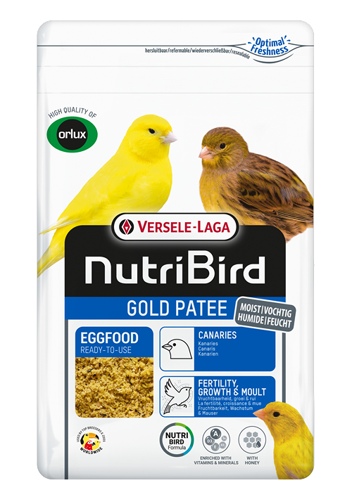 NutriBird Gold Patee Canarios 1 kg Pasta de huevo para Canarios